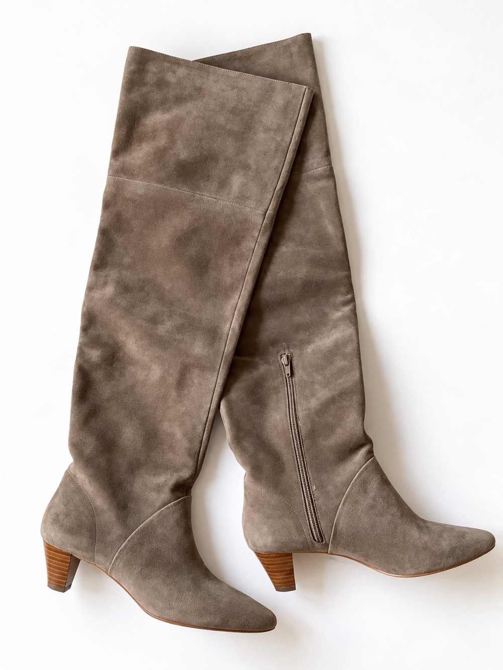 Silent D Taupe Suede Over the Knees/ Tall Boots. Size 40 / US Size 10